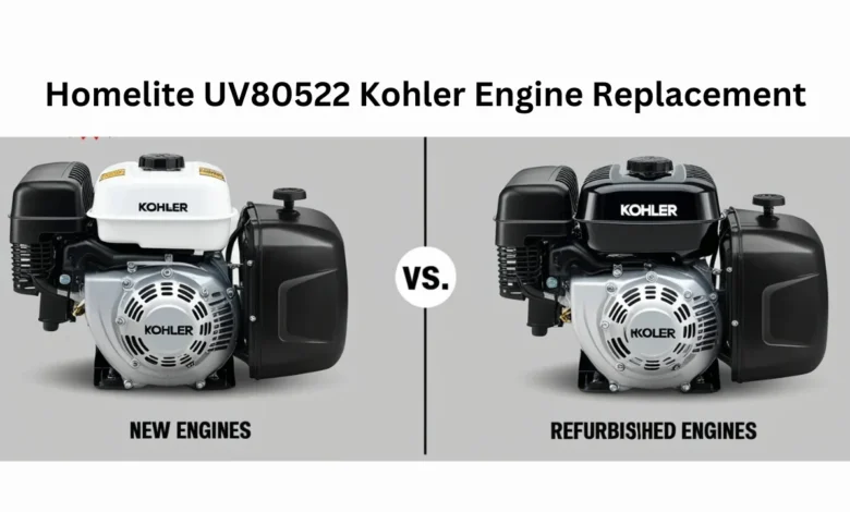 homelite uv80522 kohler engine replacement